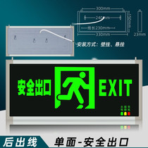 New National Standard Safety Exit Signs Led Fire Emergency Lights Emergency Lane Evacuation Sign Lights