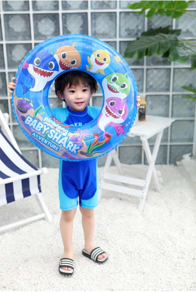 Phim hoạt hình Vòng bơi trẻ em Bé trai Bé gái Vòng đeo dưới cánh tay Phao cứu sinh Trẻ mới biết đi Vòng nằm Trẻ em Vòng bơi Bé trai - Cao su nổi