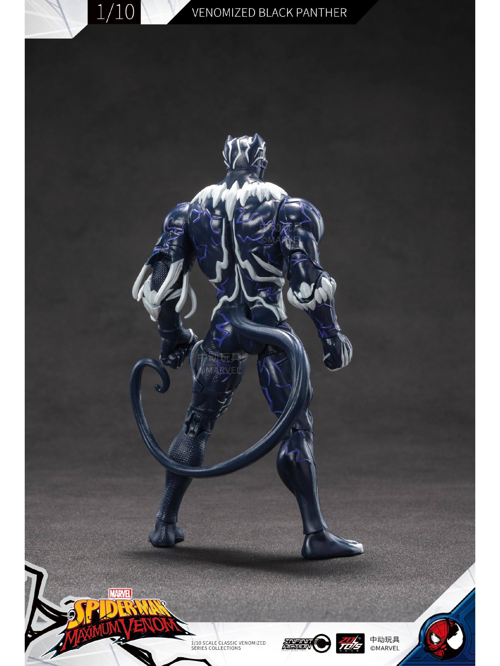 ZD Venom Carnage Black Panther legends Action Figure Captain
