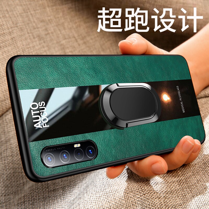 opporeno3 mobile phone protective shell reno3 vitality version mobile phone protective cover oppo leather new ultra-thin opp all-inclusive anti-fall silicone soft shell 5g version male and female por couple net red o