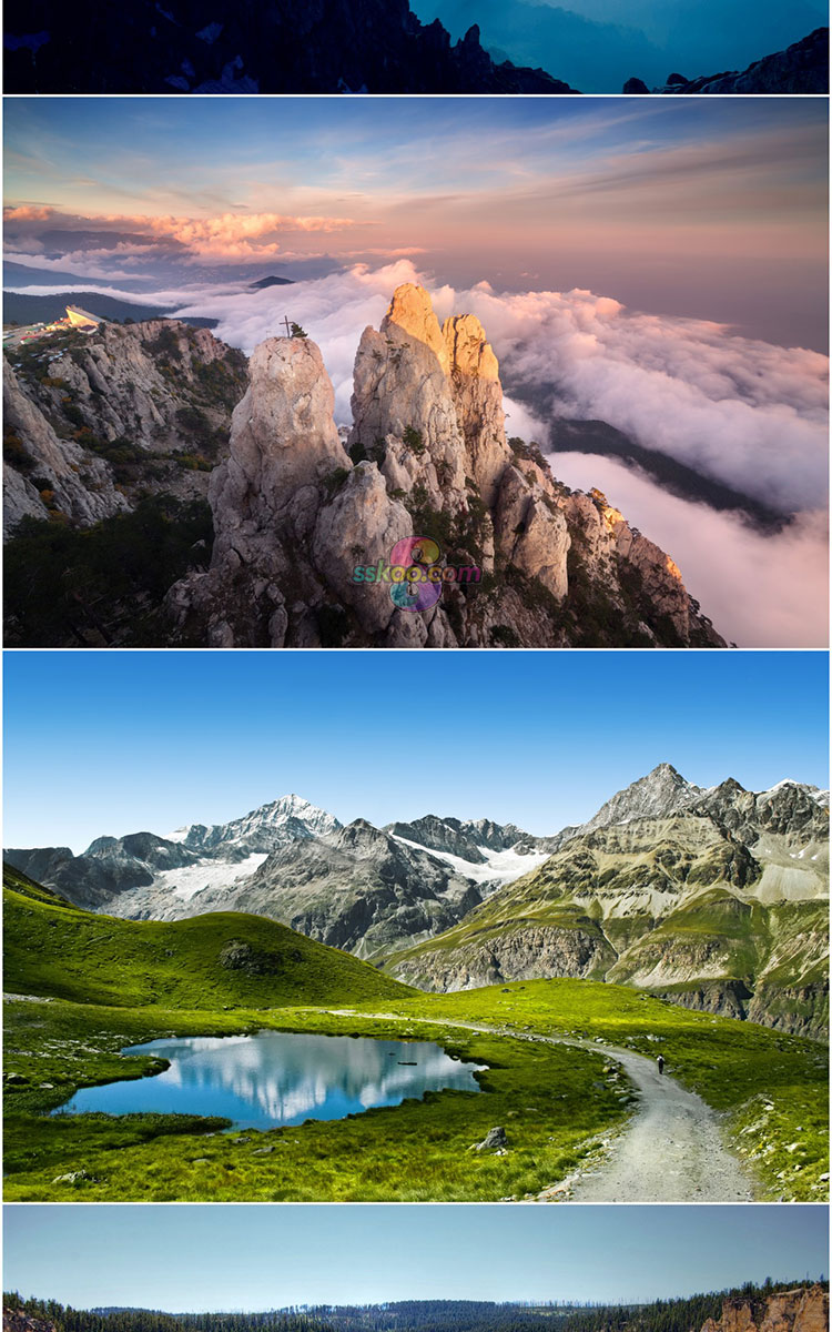 高清山川河流高山流水壮丽山河摄影集自然风景照片图片图库素材插图5