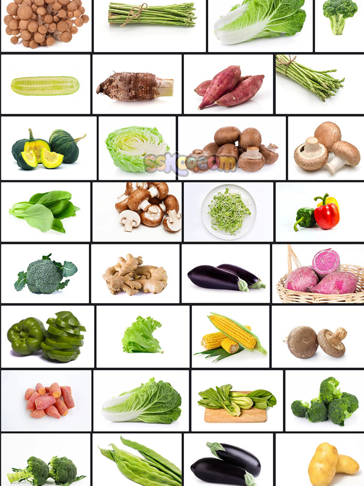高清新鲜水果绿色蔬菜白底图片餐馆外卖超市展示广告PS设计素材插图23
