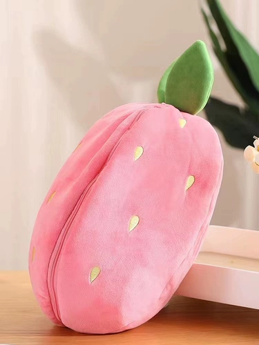 Клубника, плюшевый кролик, игрушка, морковная тряпичная кукла для сна, подарок на день рождения