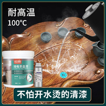 Aqueous Polyurethane Paint High Temperature Resistant Tea Pan Root Carved Furniture Floor Varnish Wood Lacquered Wood Special Transparent Waterproof Paint