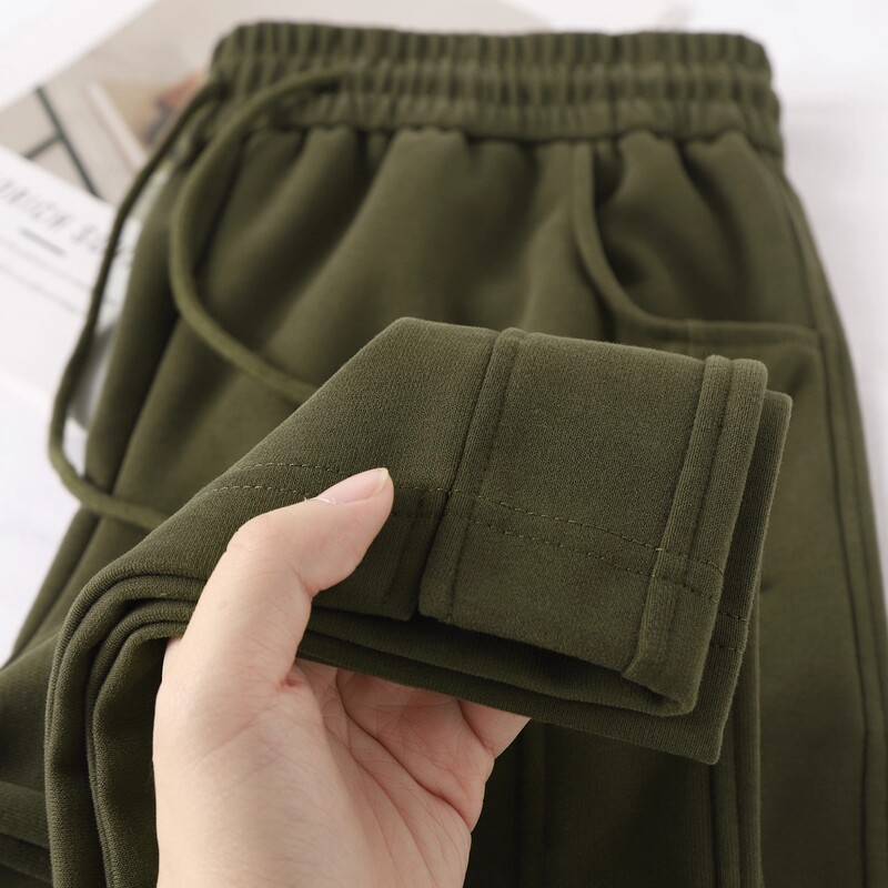 Rare Color! Pickle Green Narrow-Leg Banana Wide-Leg Pants for Women, High-Waisted, Drapey Sycamore Pants, Casual Straight-Leg Sweatpants Rare Color! Pickle Green Narrow-Leg Banana Wide-Leg Pants for Women, High-Waisted, Drapey Sycamore Pants, Casual Straight-Leg Sweatpants