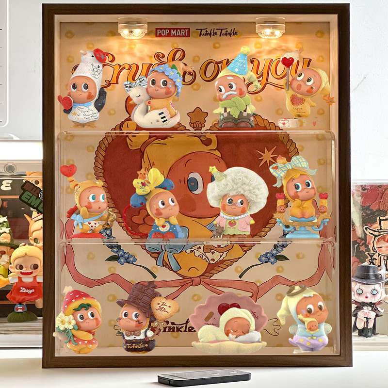 Blind Box Storage Display Box Bubble Mart Star Man Heartbeat Photo Frame Display Box Wooden Acrylic Photo Frame Blind Box Storage Display Box Bubble Mart Star Man Heartbeat Photo Frame Display Box Wooden Acrylic Photo Frame
