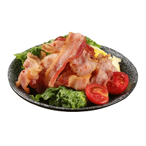 Original cut bacon sugar-free soy protein-free meat slices baked barbecue ketogenic diet smoked American bacon original cut