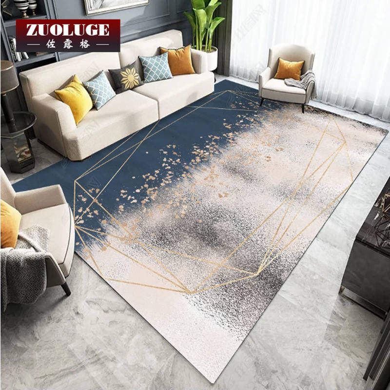 Nordic light luxury modern minimal bedroom carpet large area room with room full floor bedroom bedroom with tea mat