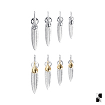 =silvarie=GOD SUNS Classic Takahashi Element Wheel Feather Gold Shell Wheel Feather Indian Style Pendant