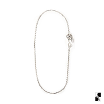 =silvarie=GOD SUNS fine angle horn wheel silver chain silver necklace for silver chain