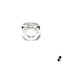 =silvarie=MAPLE Heavy Duty Big Mac 925 Sterling Silver Classic Horseshoe Thick Heavy Textured Index Finger Ring