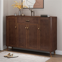 Shoe cabinet Nordic solid wood modern minimalist Home doorway New Chinese style 2022 New exploits full solid wood Entrance Living Room