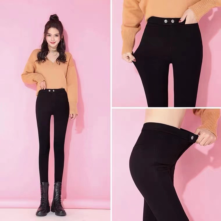 2021 new summer spring and autumn magic pants black tight pencil pants high waist thin and versatile Jining Nuoten electronics