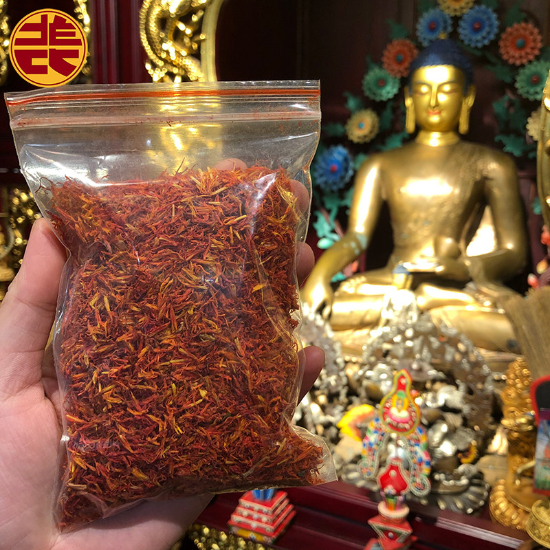 Safflower for ManzaShumanza Water Supply Wipe the base plate Clean the Buddhist platform To clean the Manza gem 50g