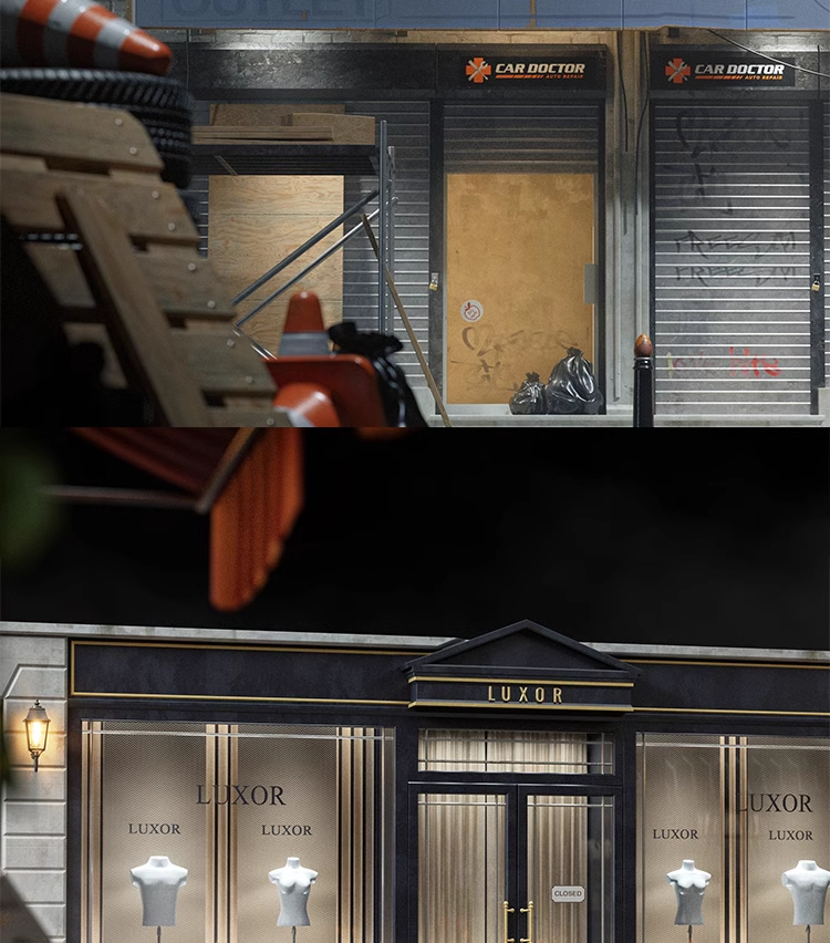 图片[15]-C4D商店门面店铺模型素材 max obj fbx ma KitBash3D Storefronts-cg男孩