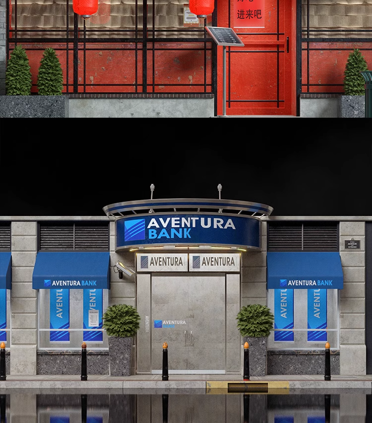 图片[7]-C4D商店门面店铺模型素材 max obj fbx ma KitBash3D Storefronts-cg男孩