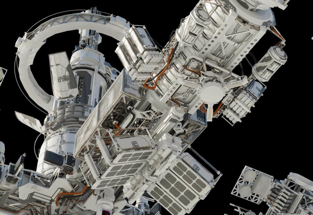 图片[6]-blender高精度空间站高科技太空基地飞船3D模型源文件OBJ/FBX素材-cg男孩