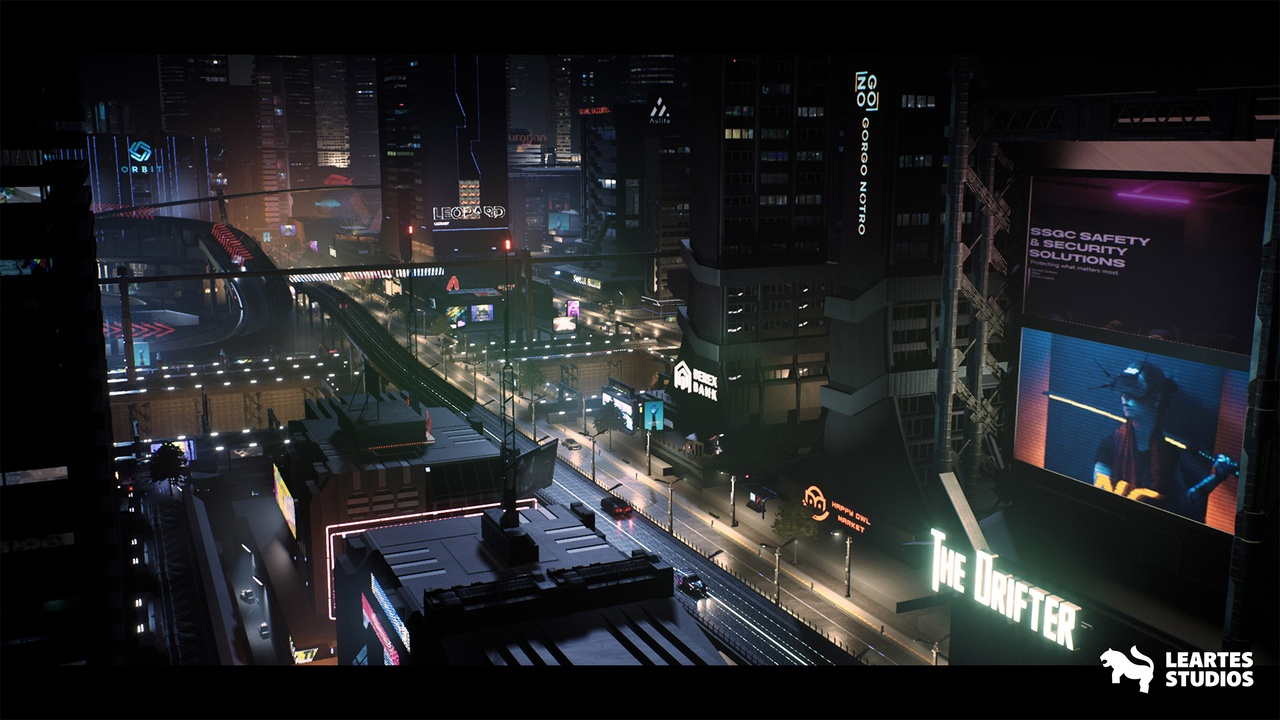 图片[8]-UE4虚幻5赛博朋克角色科幻城市高铁汽车场景 Cyberpunk Gigapack-cg男孩
