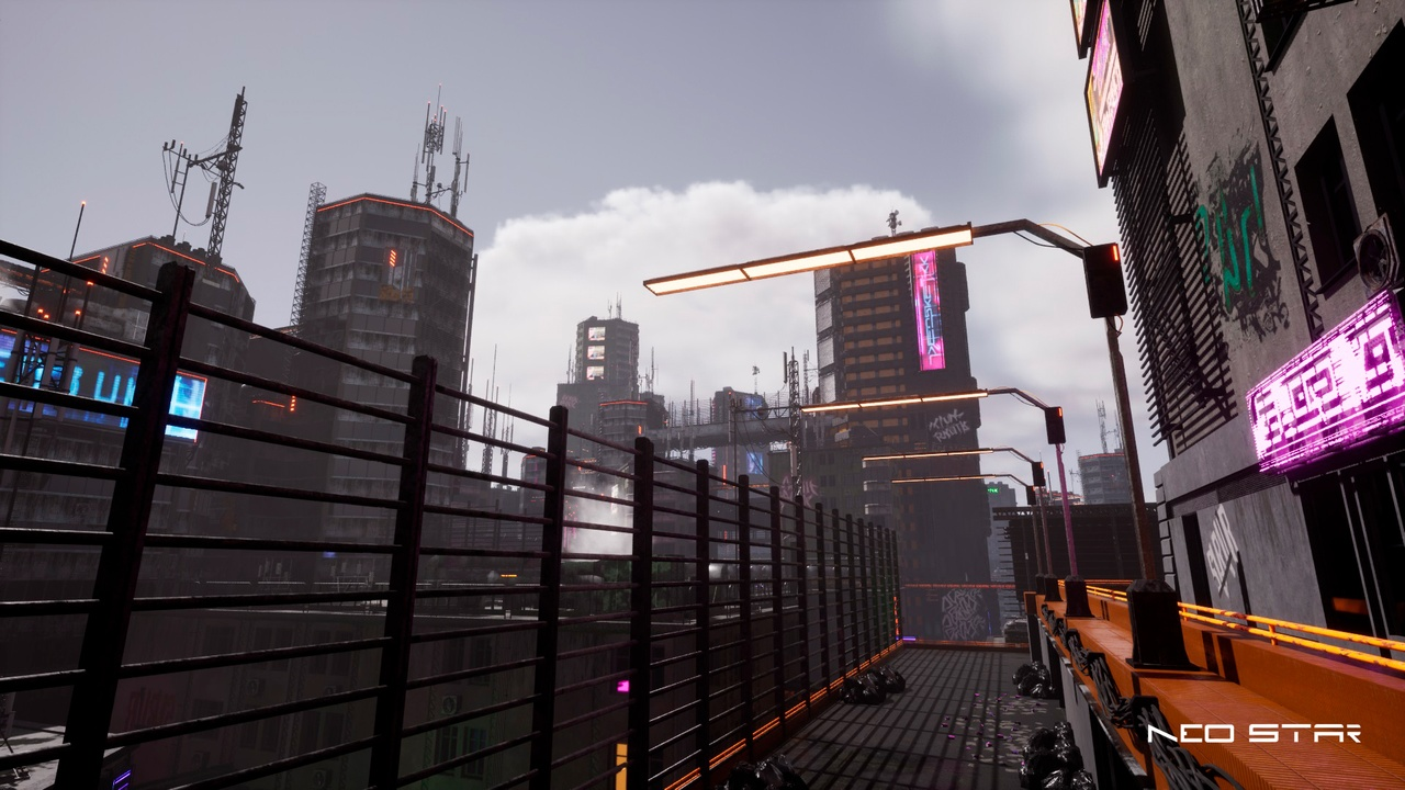 图片[9]-UE4虚幻5赛博朋克郊外废墟城市建筑场景Cyberpunk Buildings Pack-cg男孩