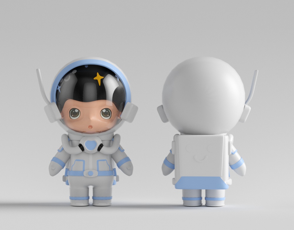 图片[4]-C4D/MAX/MAYA/Blender/fbx/obj卡通动漫IP儿童人物3d模型小孩素材-cg男孩