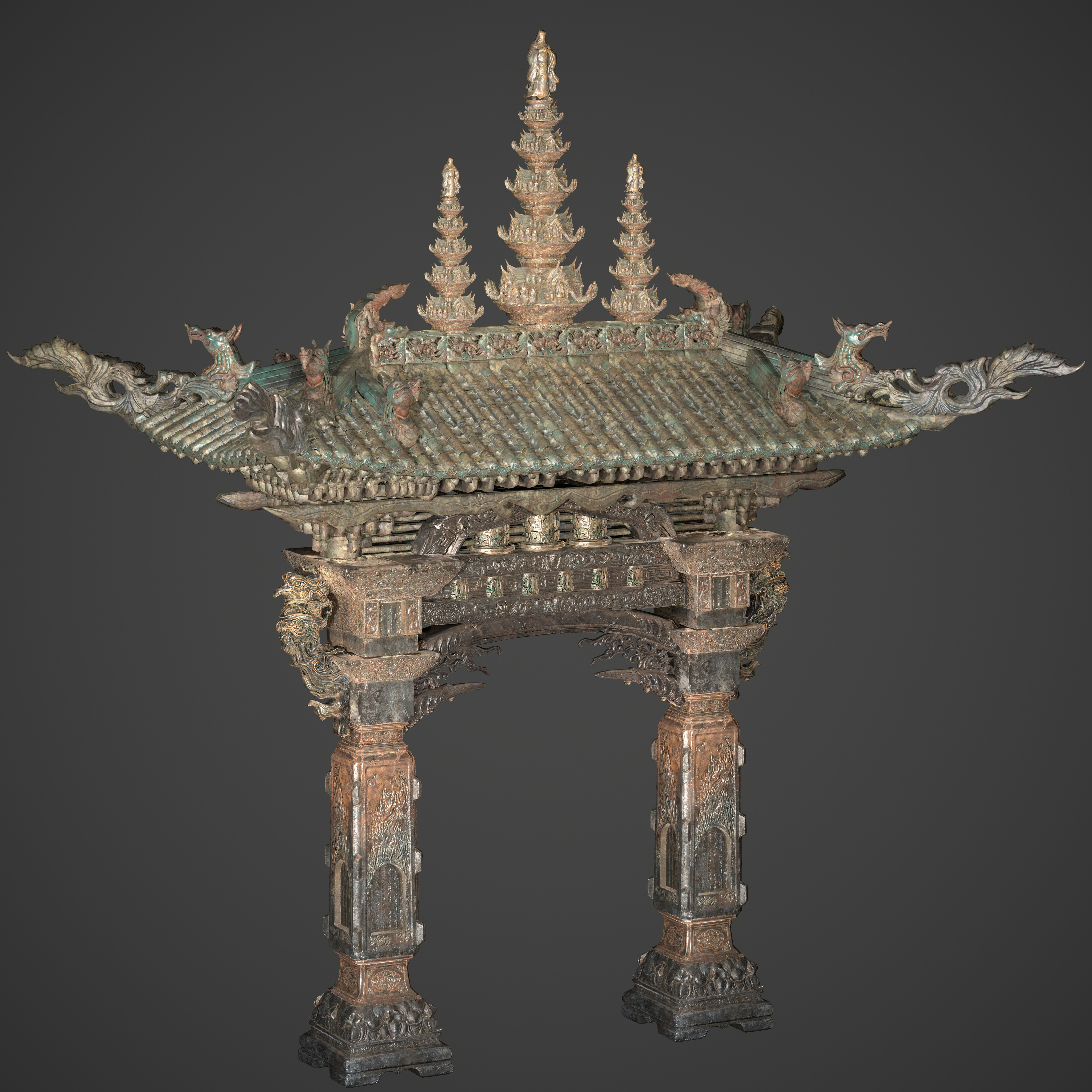 图片[12]-黑神话悟空场景3D模型大殿高精度古风建筑解包3DMAX模型集合包FBX-cg男孩
