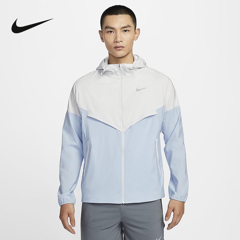 Nike Nike Water-Repellent Men's Running Jacket Sun Protection Clothing Skin Clothing Summer Soft Shell Jacket Fb7541-094