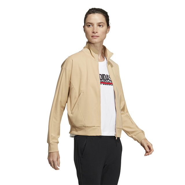 adidas Adidas Women's 2022 Autumn New Loose and Comfortable Stand-Up Collar Jacket Sports Jacket HZ7036