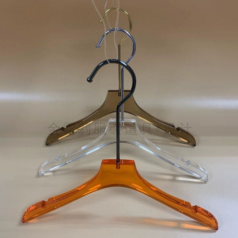 Children Children Toddler Clothing Store Crystal Upscale Transparent Acrylic Hanging Clothes Hanger Subpants Clip Show Non-slip Special