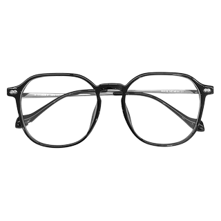 Chuming titanium frame cold brown large-frame glasses can be worn with myopia