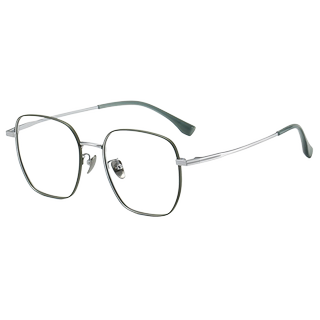 钛材金丝边大框眼镜女近视可配带度数素颜神器大脸显瘦眼睛镜架男