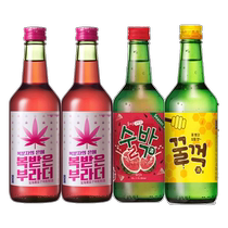 South Korea imported Baohai raspberry soju sake low-alcohol wine Korean rice wine liqueur fruity fruit wine tipsy