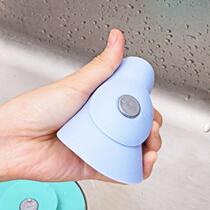 Kitchen push filter silicone flying saucer floor drain bounce sewer cover bathroom anti-blocking plastic sink cover