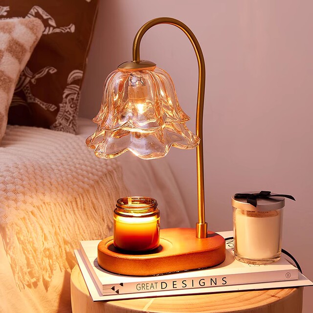 Aromatherapy Lamp, Wax Melting Lamp, Atmosphere Night Lamp, Bedside Lamp, Bedroom Table Lamp, Birthday Gift for Girls, Retro Candle Melting Lamp