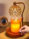 Light Luxury ins Scented Wax Melting Lamp, Flameless Aroma Diffuser, Bedside Table Lamp, Bedroom Timer Dimming Night Light, Gift Item