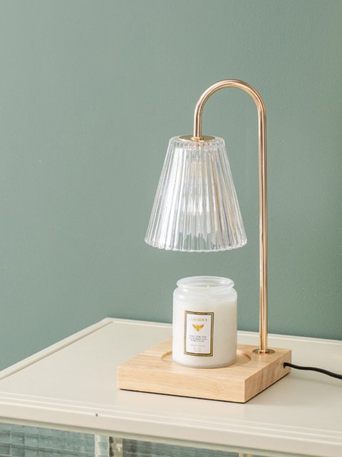 Lily of the Valley Wax Melting Lamp Aromatherapy Timer Ins-Style Girl's Desk Lamp Gift Box Retro Internet-Famous Candle Living Room Dimmable Wax Melting Lamp