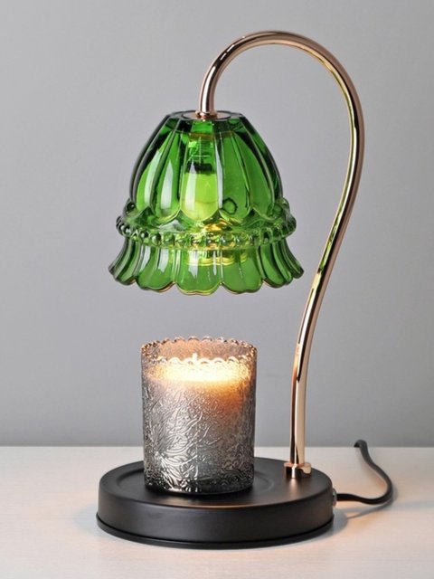 American melted wax lamp, retro aromatherapy lamp, bedroom bedside lamp, European atmosphere, no open flame night light, gift table lamp