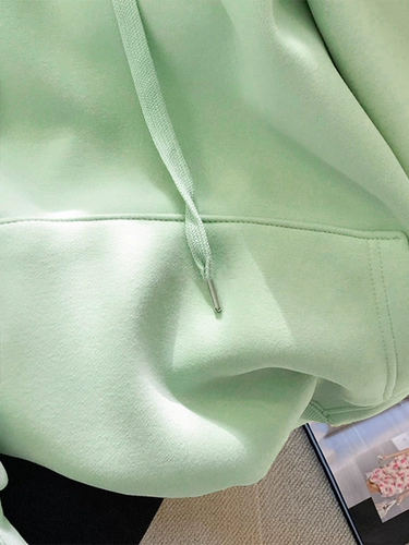 Хлопковая осенняя демисезонная утепленная толстовка с капюшоном, куртка, оверсайз