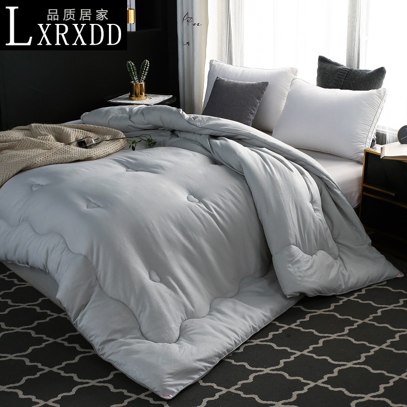 LXRXDD silk quilt winter quilt thickened and warm 8 catties of mulberry silk t quilt spring and autumn quilt 6 catties double single cotton quilt