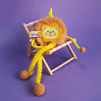Lion funny cat elastic rope self-pleasure relief toy