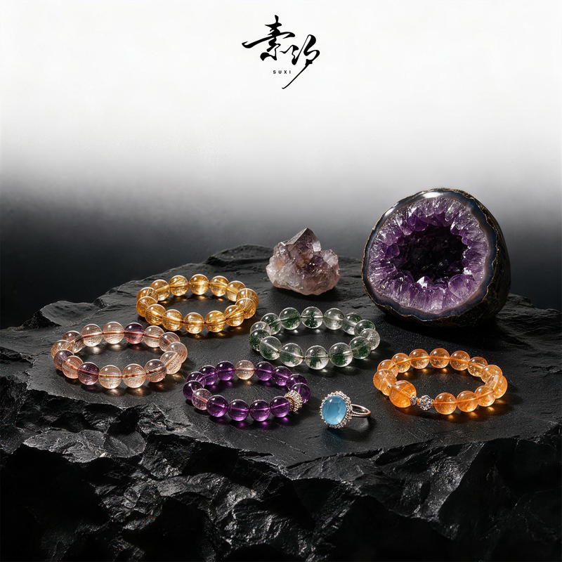 【Su Xi】A Collection of Elegant Wrist Jewelry with Crystal and Colored Gemstones from Yanyuan 【Su Xi】A Collection of Elegant Wrist Jewelry with Crystal and Colored Gemstones from Yanyuan