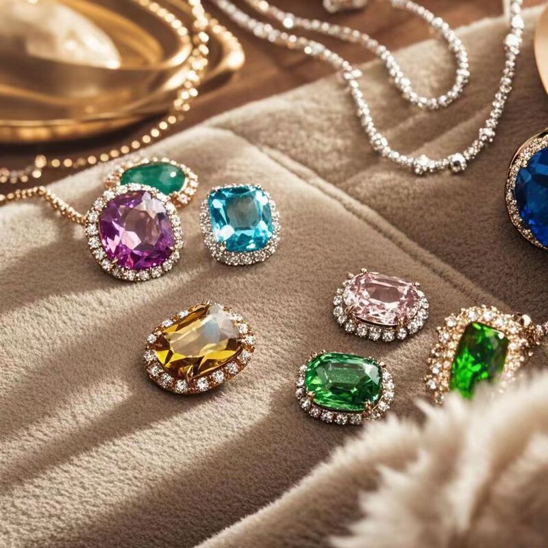 【Su Xi】A Collection of Elegant Wrist Jewelry with Crystals and Colorful Gemstones