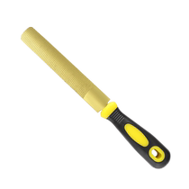 Golden wood file woodworking file semi-circle grinding tool wood-specific coarse-tooth flat-head file and rub knife