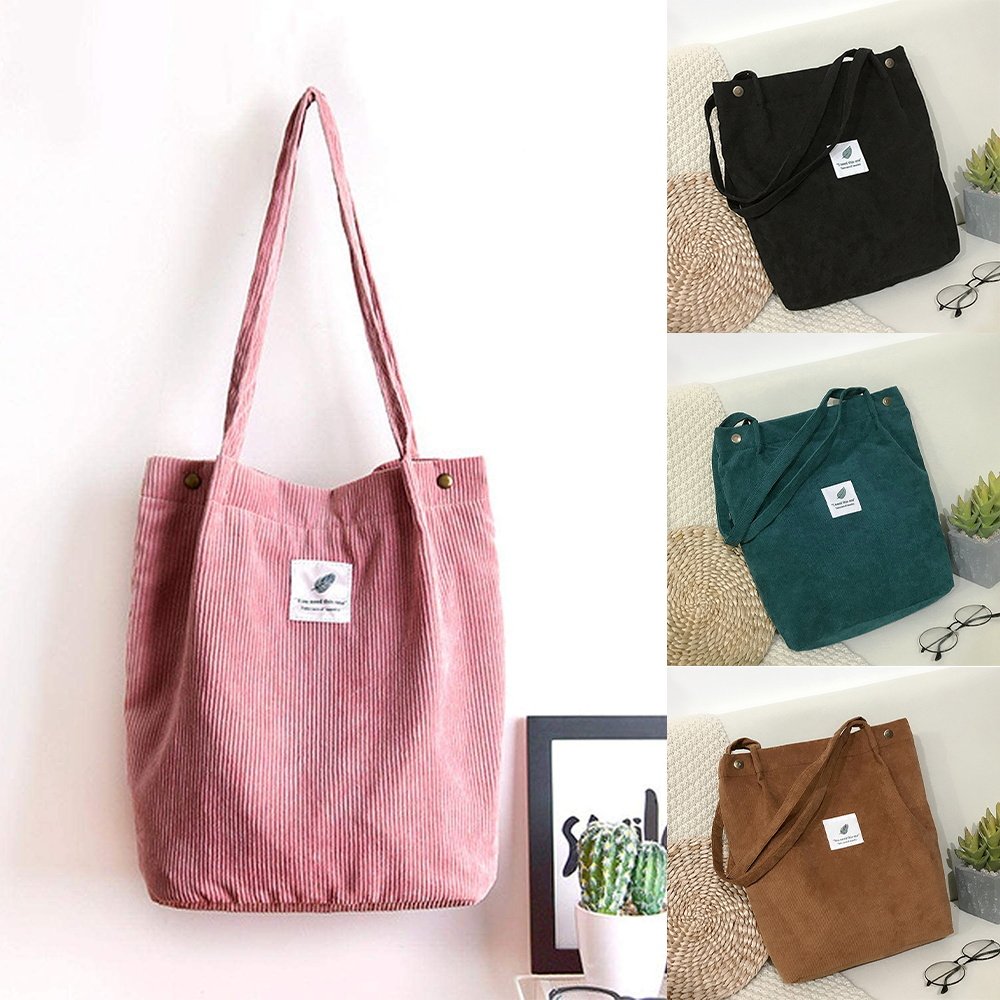 Упаковка угол 2022 corduroy shoulder bag for women cotton cloth handbag so OTHER