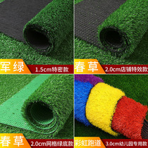 Artificial Emulation Lawn Plastic Fake Lawn Outdoor Artificial Turf Outdoor decoration Green carpet cushions Decorative Wall