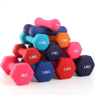 Small dumbbell ladies a pair of thin arms 2kg3 barbell 4 children 1 male 5 home beginners sports fitness 8 yoga