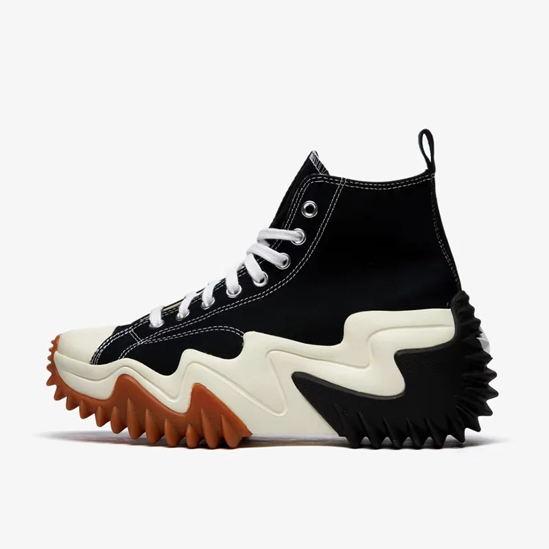 Converse/ Run Star Hike Hi женские кроссовки с толстой подошвой, повседневные, усиленная сцепляющая поверхность 166800C