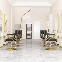 Barber shop chair hair salon special hair salon chair hair cutting stool Internet celebrity high-end perm and dye lift seat with rotating heat