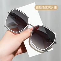 Серебряная градиент кадра серая пленка [УФ -профилактика]