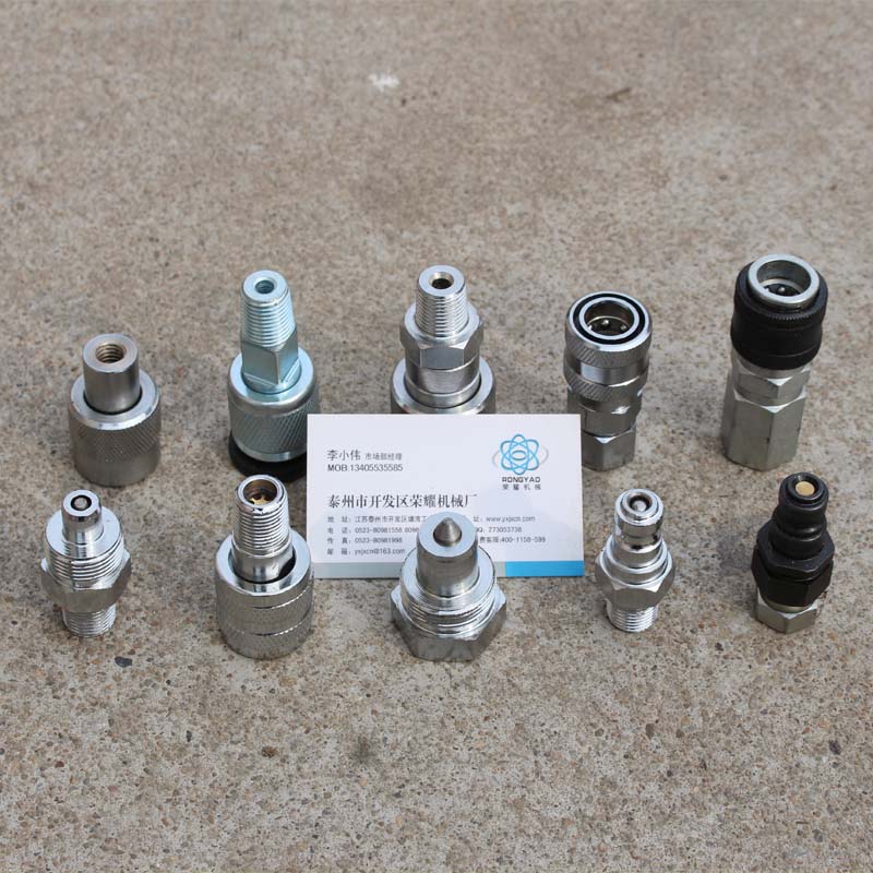 Hydraulic jack Quick Joint M16 * 1 5 threaded M22 * 1 5 ZG3 8 ultra high pressure tubing male joint