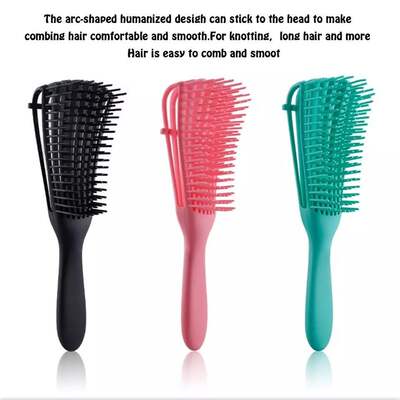 Detangling Hair Brush Massage Wet Hair Comb Detangler